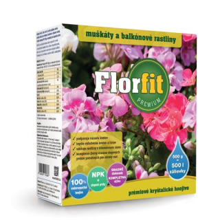 Hnojivo kryštalické na balkónové kvety Florfit Premium 500 g